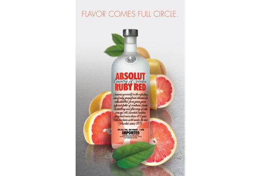 Absolut Ruby Red Vodka