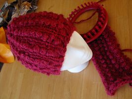 comment tricoter une tuque avec un tricotin