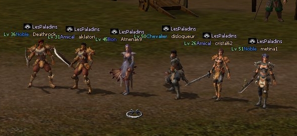 Les Paladins Index du Forum