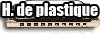 Harmonica de plastique
