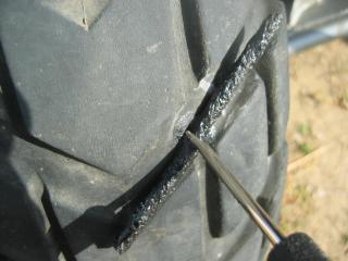 comment reparer un pneu de quad
