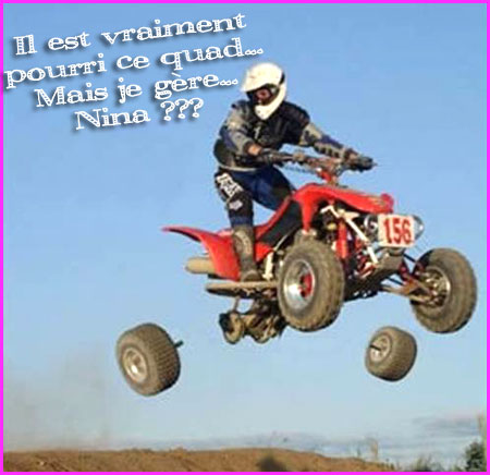 carte anniversaire quad