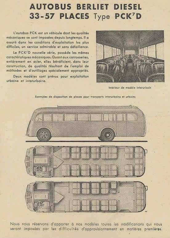 autocar et autobus :: Berliet PCK 7 D