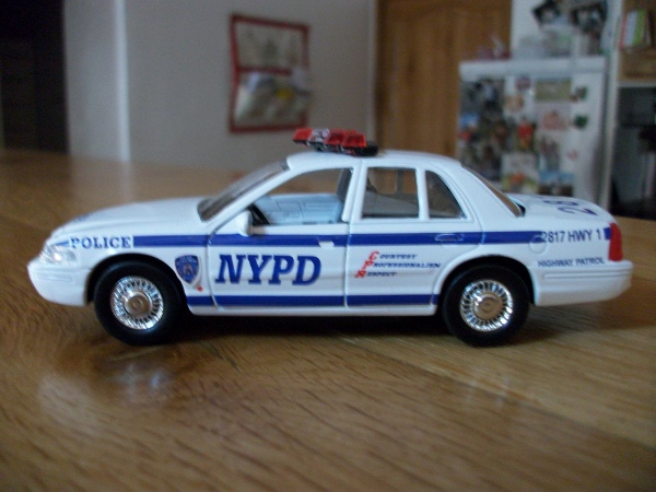 voiture de police americaine miniature