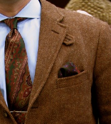 veste tweed ralph lauren