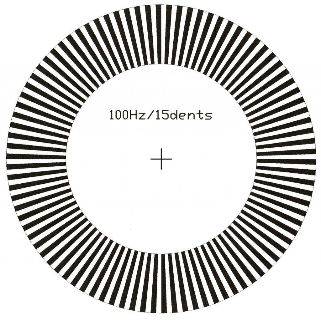 Le Transfert Pellicule... mesure de vitesse stroboscopique pour transfert à 16.66is