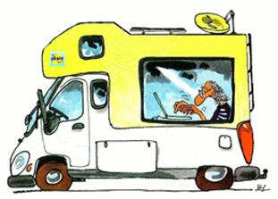 Résultat de recherche d'images pour "gif animé camping car"