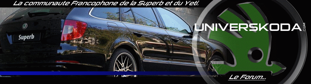 FORUM SKODA SUPERB & YETI - BIENVENUE A BORD, INSTALLEZ VOUS ET BONNE ROUTE... Forum Index