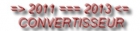 Convertisseur officiel