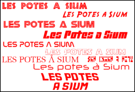 Les Potes A Sium Index du Forum