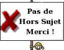 pas de hors sujet merci