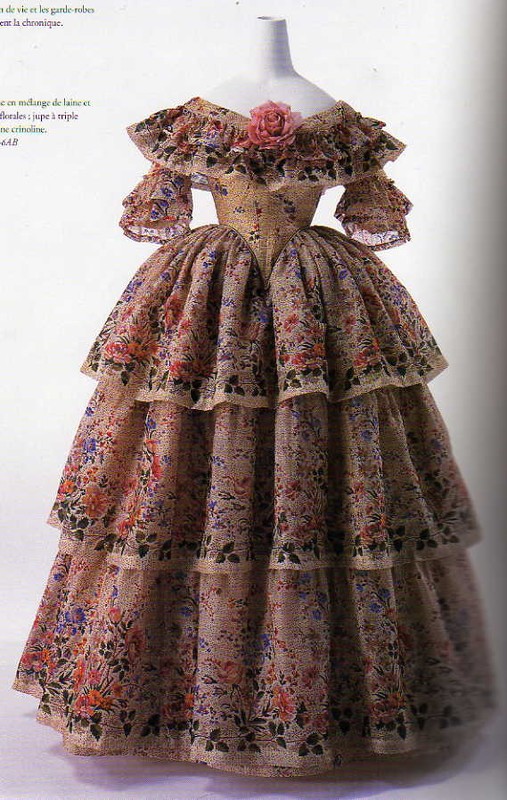robe de bal 1861