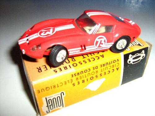 Jouef 3570 - Ferrari Gto 250 Rouge N° 70 & 2 Frotteurs Neufs