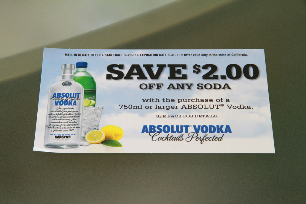 Vodka coupons