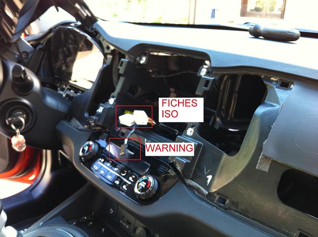 Branchement autoradio kia picanto