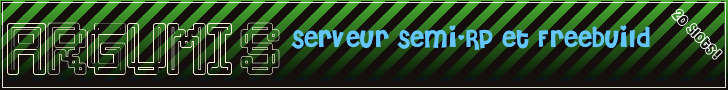 Argumis | Serveur Minecraft Fr Index du Forum