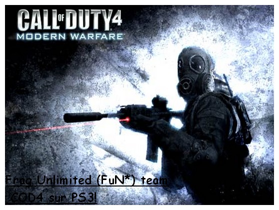 frag unlimited team COD4 Index du Forum