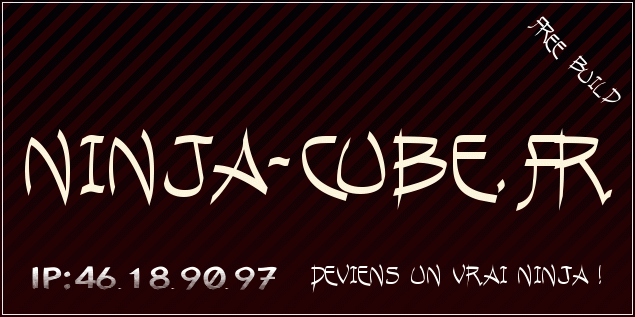 Ninja-Cube Index du Forum