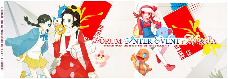 Event - Master Poké - Pokémon Adventure Index du Forum