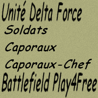 soldats, caporaux et caporaux-chef