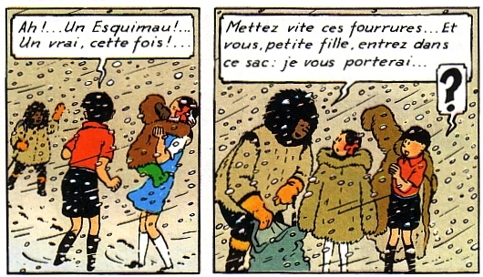 Les Aventures de Tintin :: Tintin dans les pages de garde