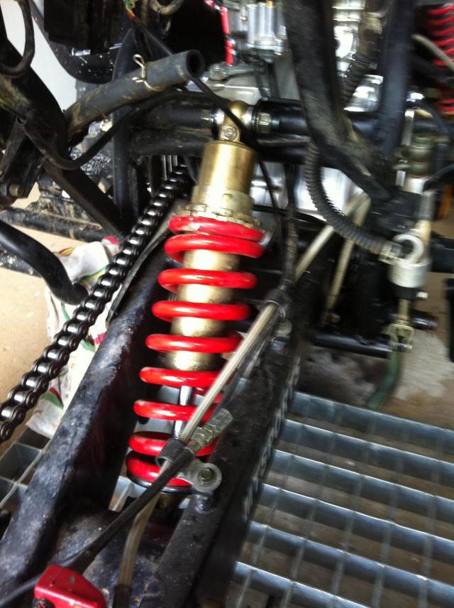 Reglage amortisseur quad shineray