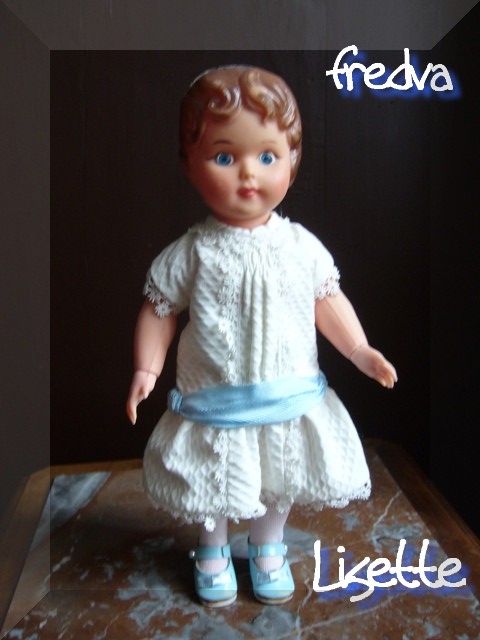 PAR AMOUR DES POUPEES : KETTY, 29CM, ANNÉES 1950, FREDVA
