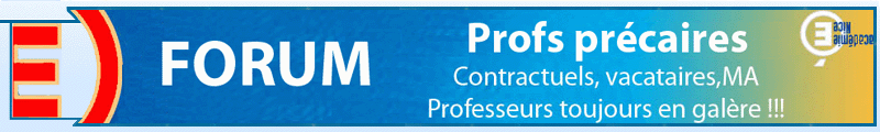 Forum des professeurs précaires, vacataires et contractuels de l'Education Nationale Index