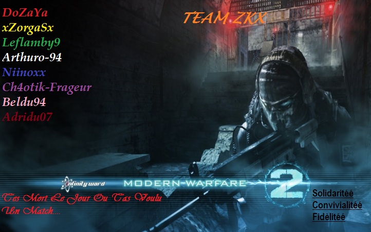 team zkx Index du Forum