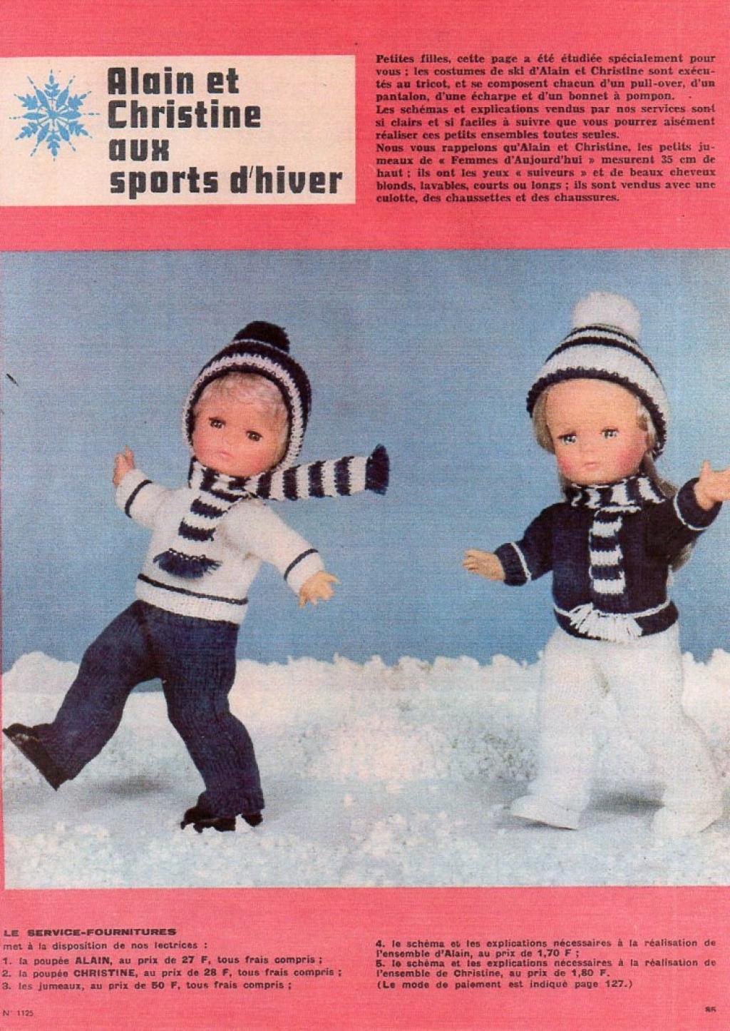 L Amour Aux Sports D Hiver Film Complet PAR AMOUR DES POUPEES :: 1966-(11) ALAIN ET CHRISTINE AUX SPORTS D'HIVER