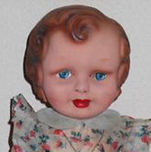 Ancienne Et Belle Poupée (dite De Guerre) – Céramique, 35 Cm – Pièce Vintage