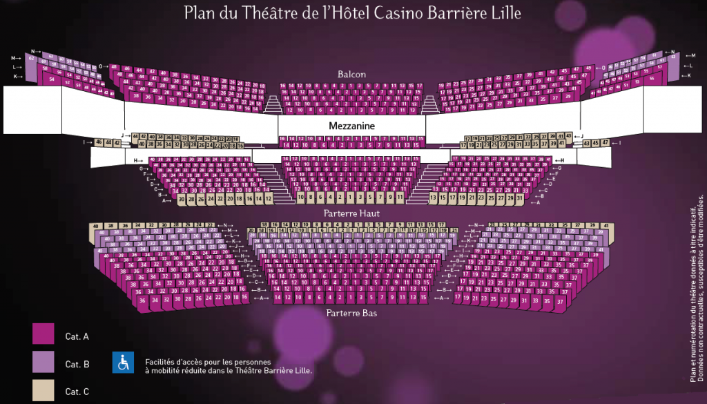 Plan de salle casino theatre barriere bordeaux