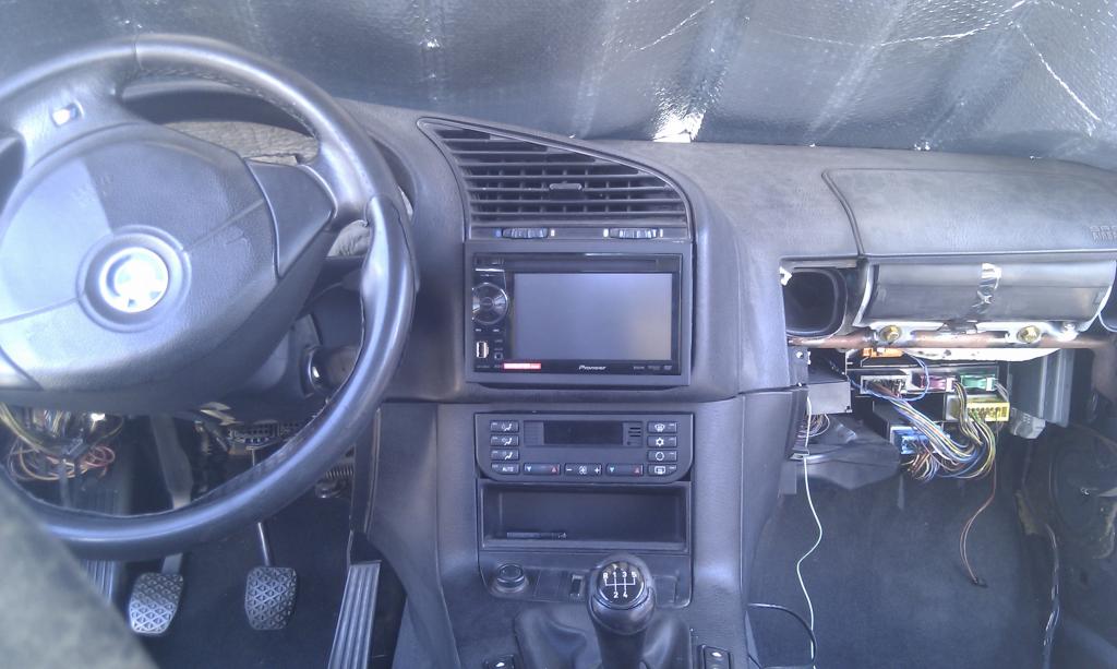 Bmw e36 double din install #2