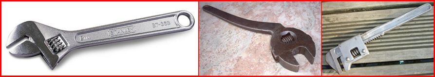 Lot D'Outils Anciens - Craftsman - Clé à Pipe, Pince, Forgeage Moore - Occasion
