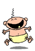 bébé bondissant