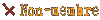 non-membre non-membre