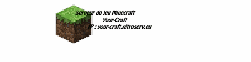 Serveur Your-craft | Serveur 24/7 | Semi-RP Index du Forum