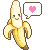 que bonita banana !