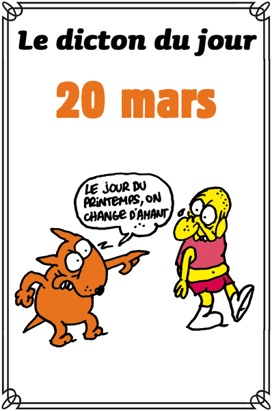 Résultat de recherche d'images pour "dicton du jour 20 janvier"