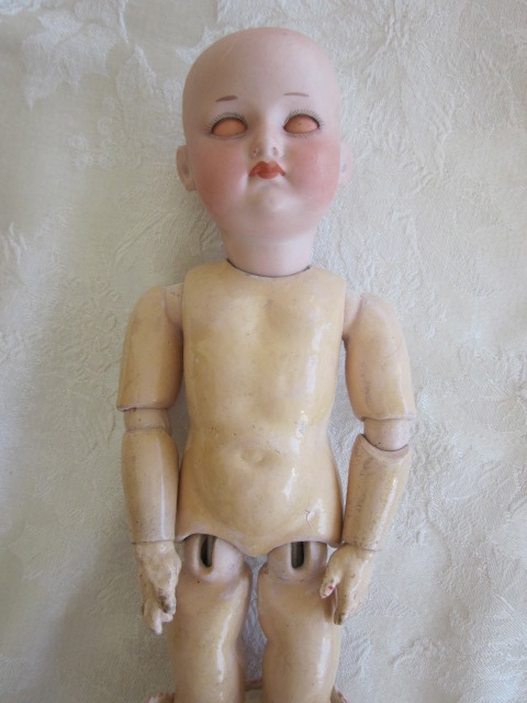 Poupée Ancienne Armand Marseille – Porcelaine, 31 Cm, Fille, Made In Germany
