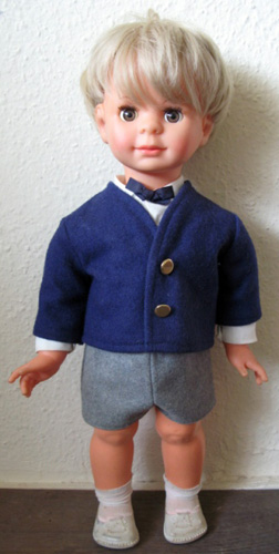 Poupon Adonis Petitcollin – Yeux Bleus – Taille 45 – Celluloïd
