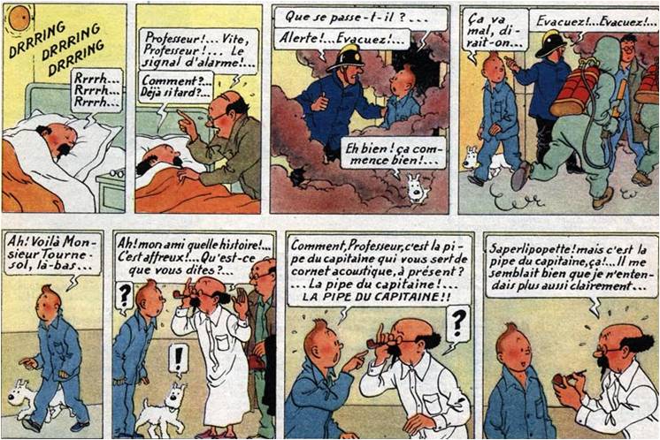 quand tintin rencontre tournesol