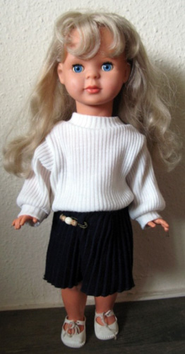 Français Poupée Petitcollin des années 1950 - Canada Français Poupée Petitcollin des années 1950 - Canada