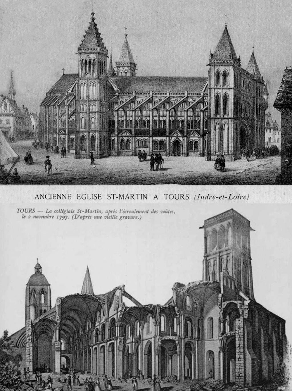 Touraine Insolite :: La Collégiale Saint Martin.