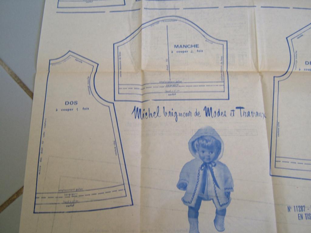 Patron De Couture Pour Poupées - Modes & Travaux - M-Françoise J.Michel & Michel - Novembre 1974 - Occasion