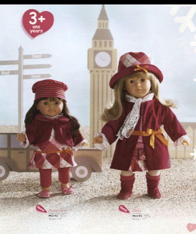 Poupée Miss Fleur Rayé Robe Rose Corolle - Coeur de Doudou