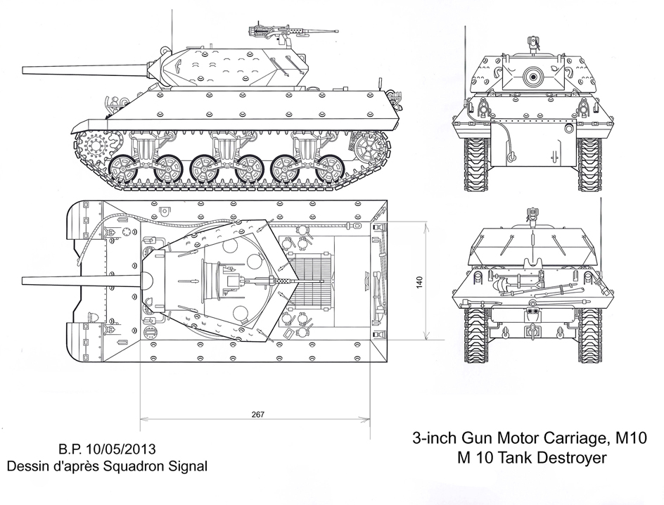 3-inch Gun Motor Carriage M 10 Tank Destroyer M10-t.d-a-3e0fecb