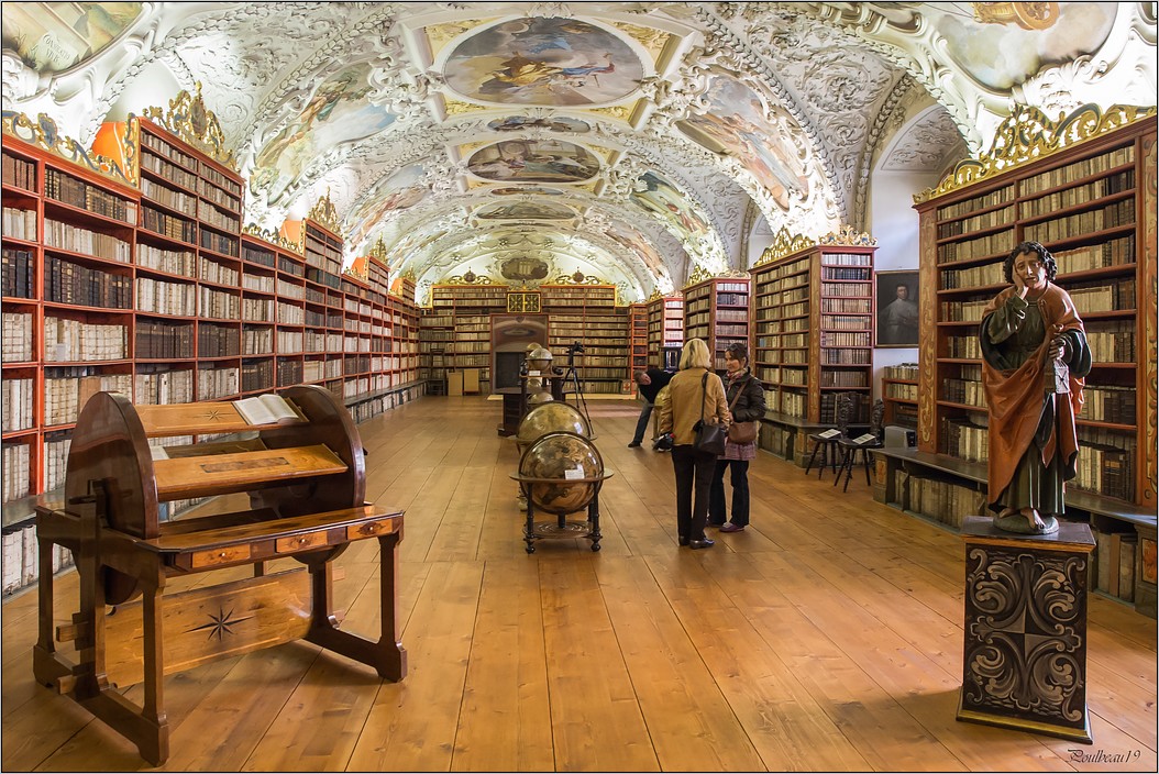 Prague - La bibliothèque de Strahov Pb_496-419b6bc