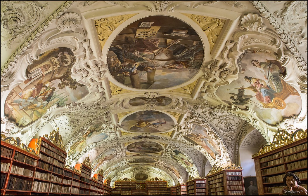 Prague - La bibliothèque de Strahov Pb_495-419b696