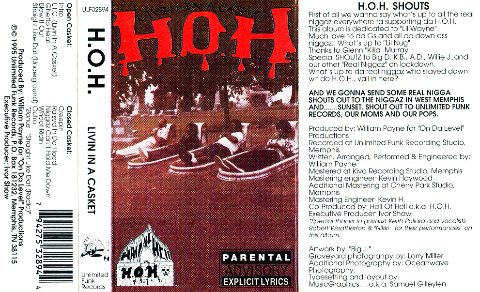 LAND OF G-FUNK :: H.O.H. Hall Of Hell - Livin In A Casket 1995